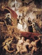 The Landing of Marie de'Medici at Marseilles, Peter Paul Rubens